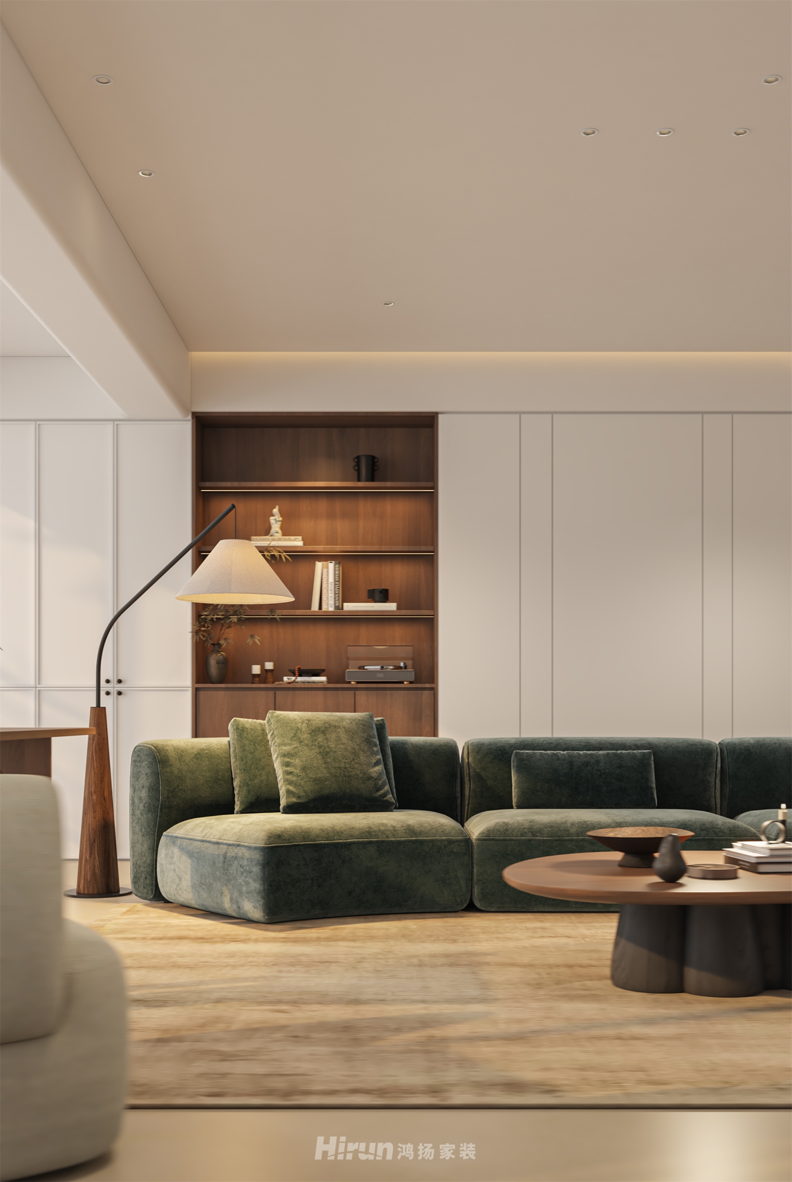 中建鈺和城190㎡復古風潮四居室 裝修案例效果圖-8