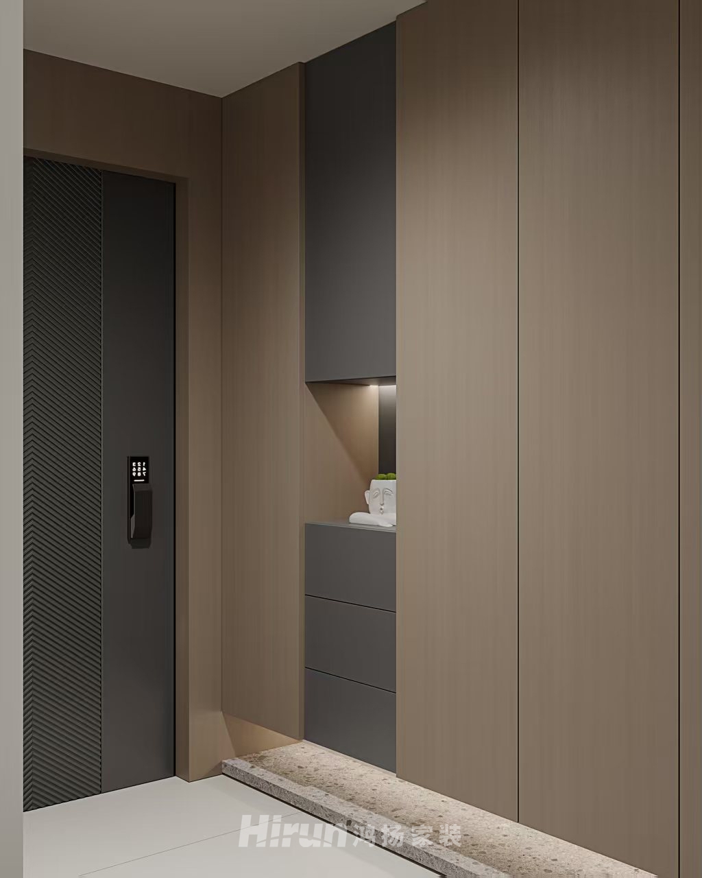 陽光城愉景苑150㎡雅致現(xiàn)代四居室 裝修案例效果圖-1