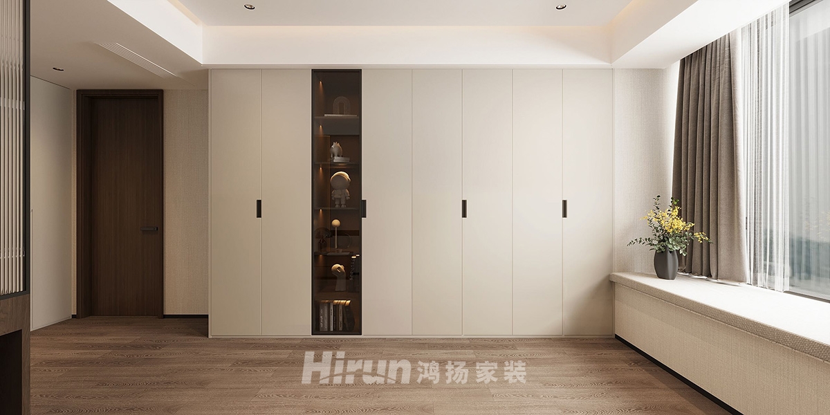 旭輝鉑悅湘江200㎡新裝飾主義四居室 裝修案例效果圖-2