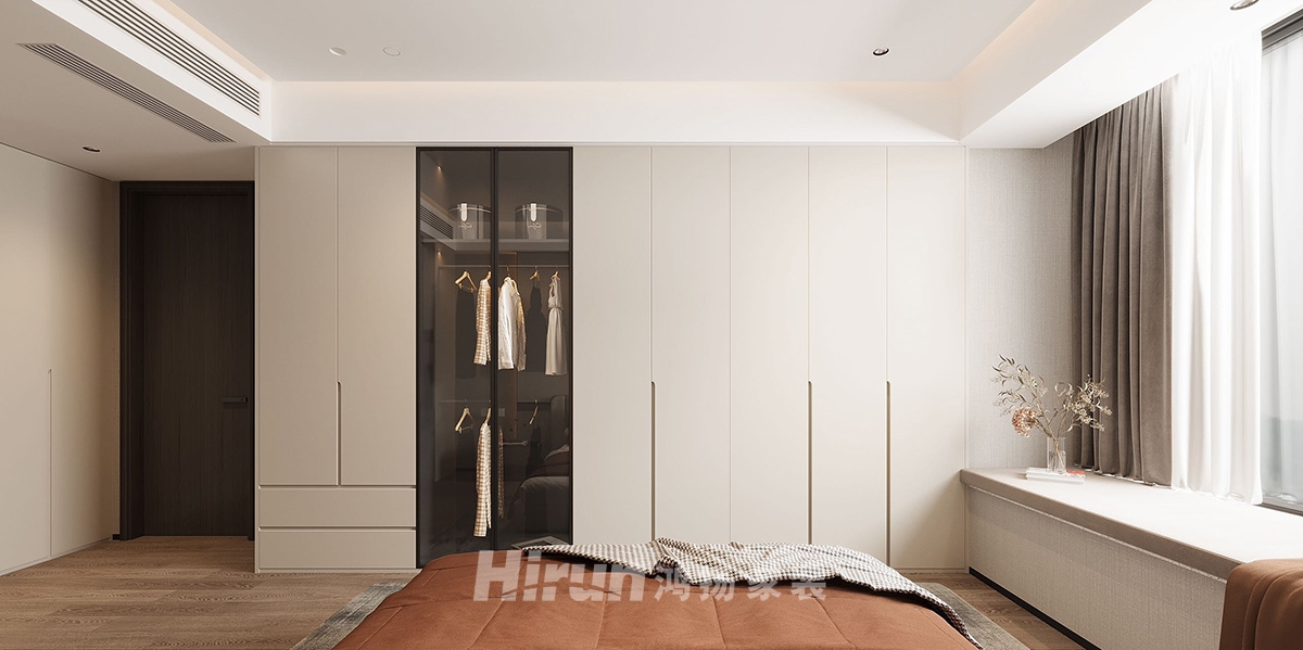 旭輝鉑悅湘江200㎡新裝飾主義四居室 裝修案例效果圖-6