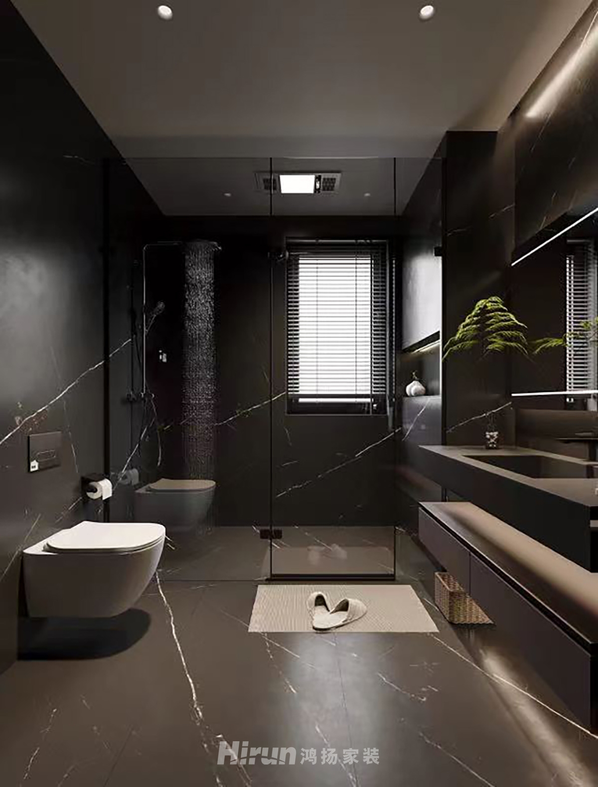 東原麓印長江320㎡新裝飾主義別墅 裝修案例效果圖-6