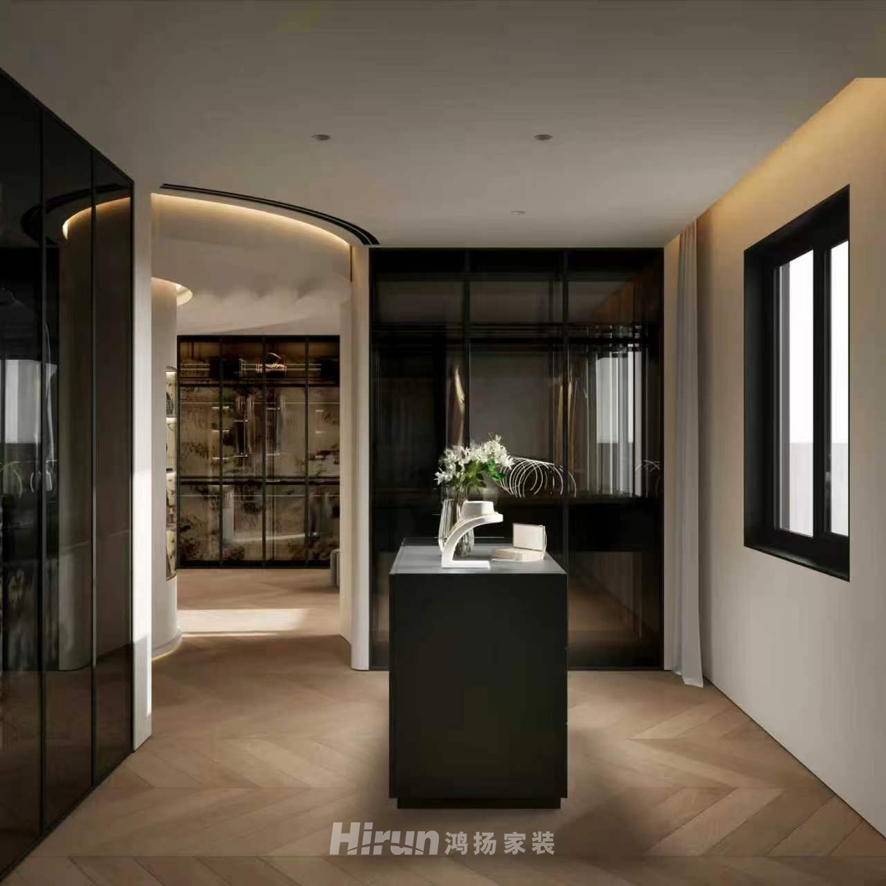 名都花園180㎡新裝飾主義大平層 裝修案例效果圖-2