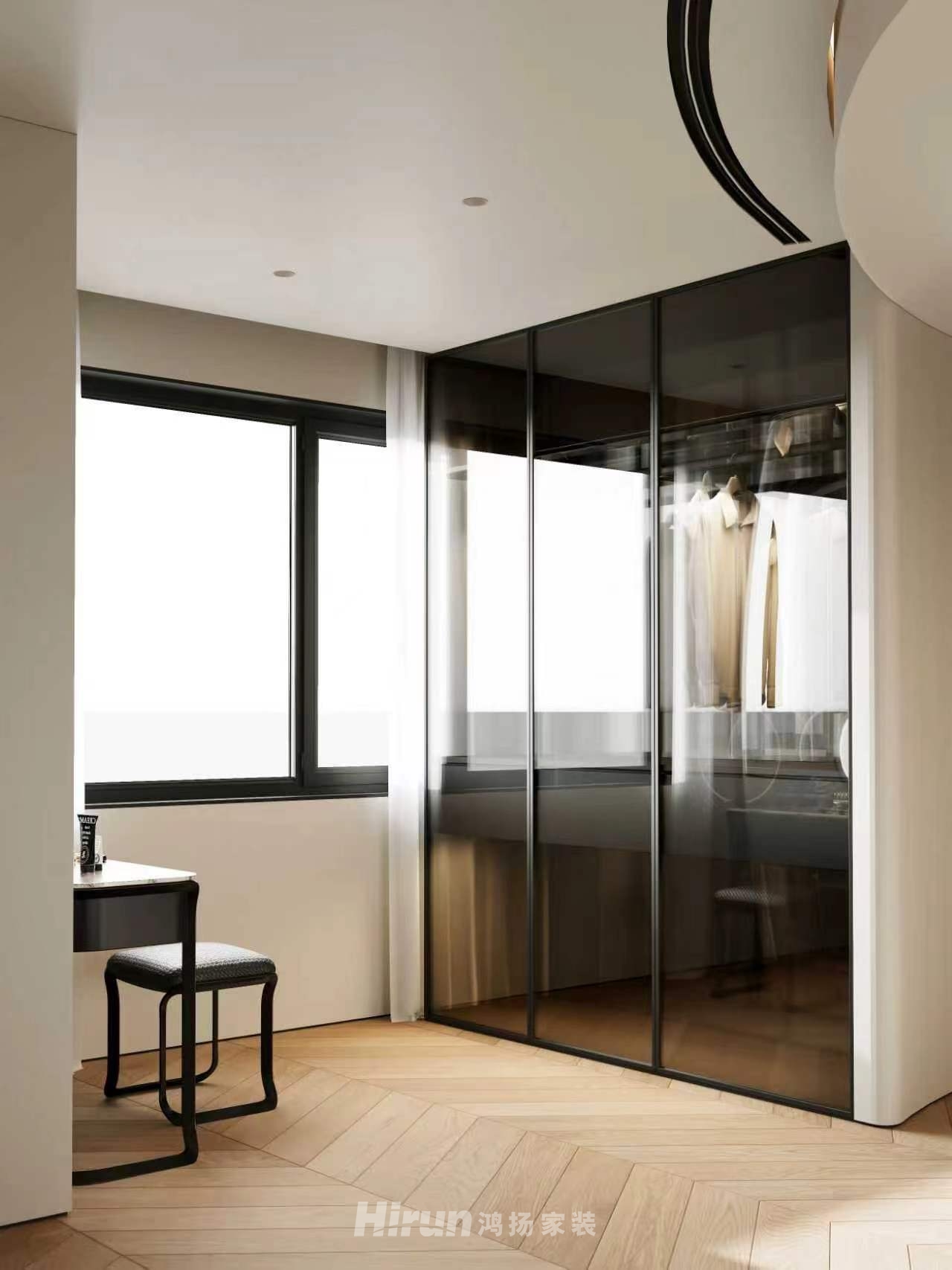 名都花園180㎡新裝飾主義大平層 裝修案例效果圖-6