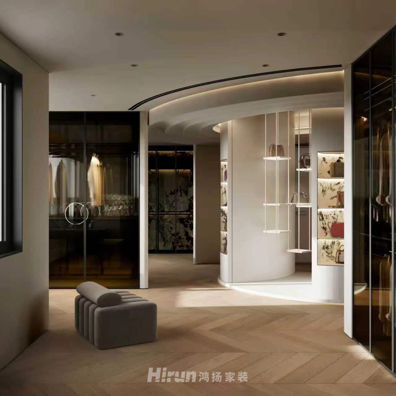 名都花園180㎡新裝飾主義大平層 裝修案例效果圖-1