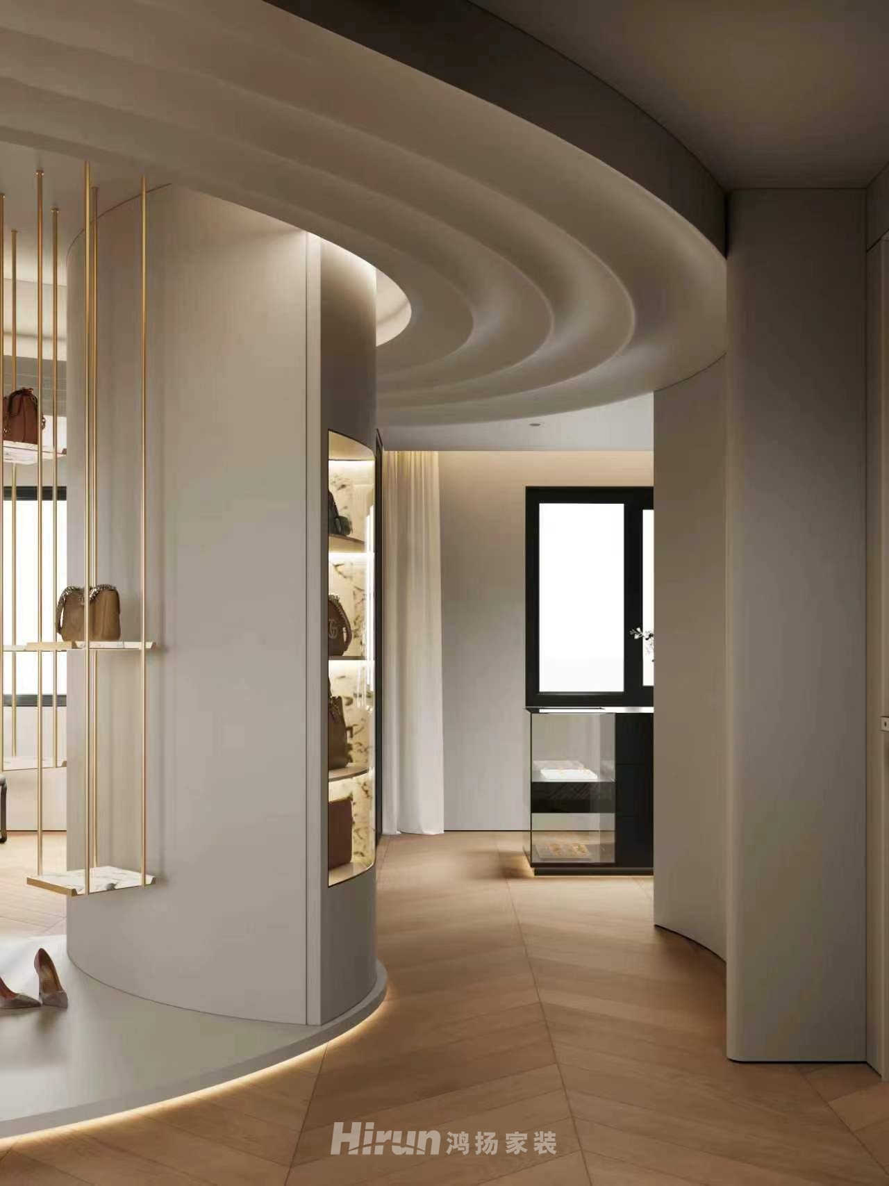 名都花園180㎡新裝飾主義大平層 裝修案例效果圖-5