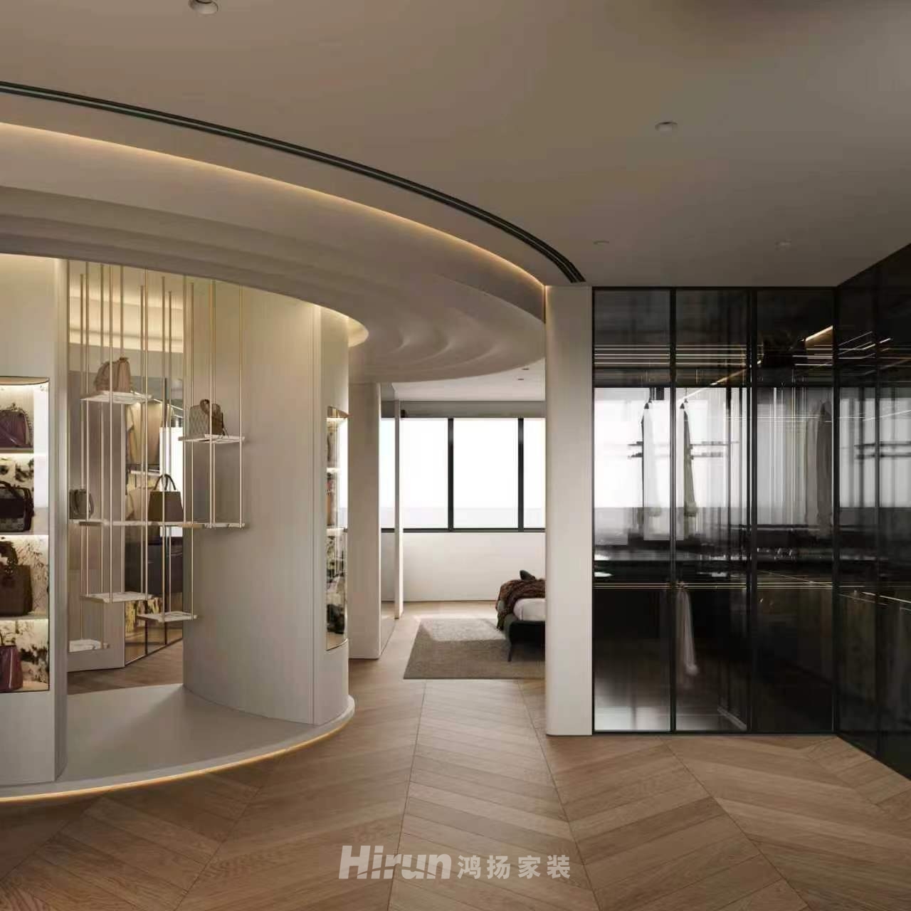 名都花園180㎡新裝飾主義大平層 裝修案例效果圖-8