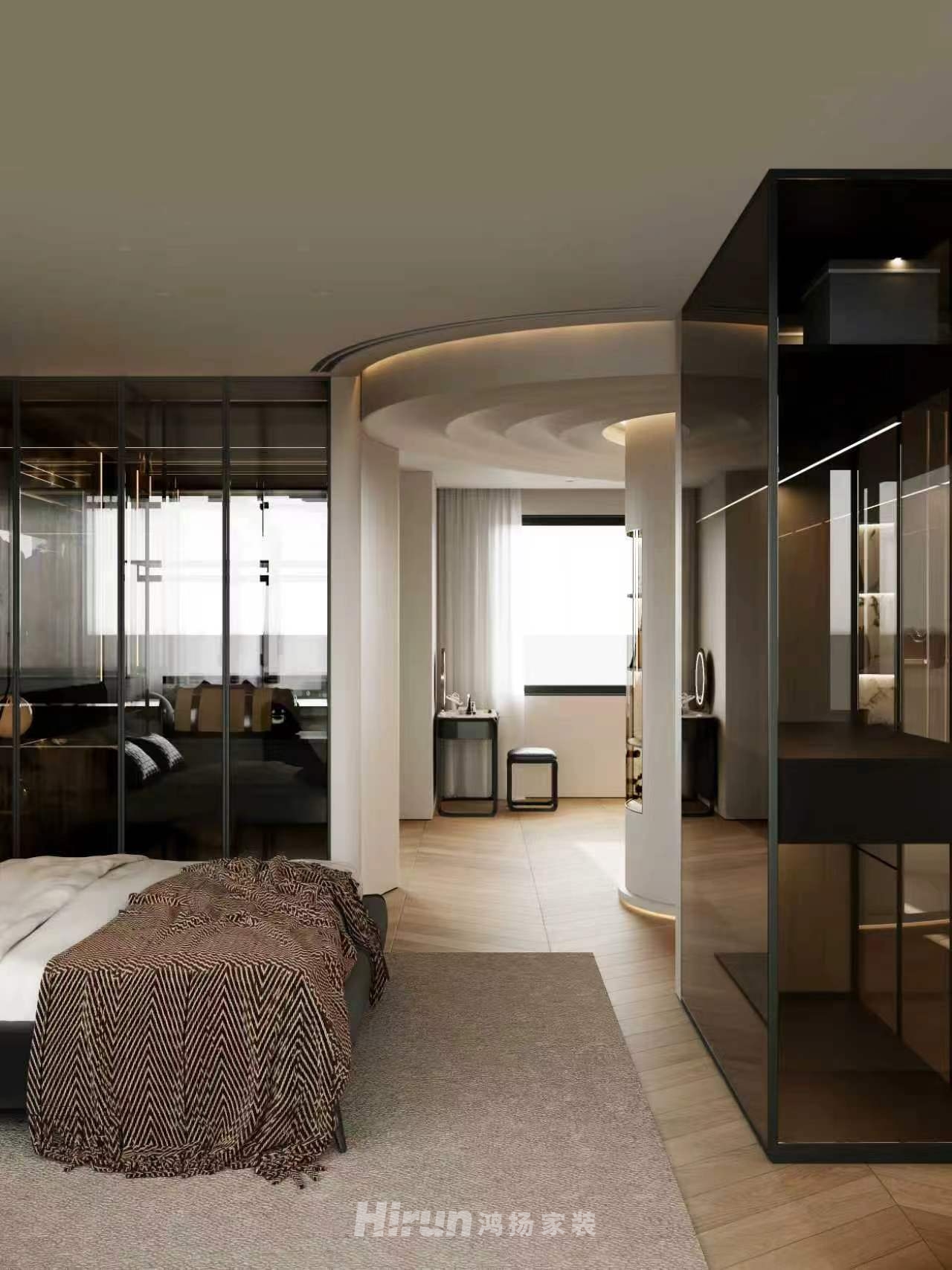 名都花園180㎡新裝飾主義大平層 裝修案例效果圖-17