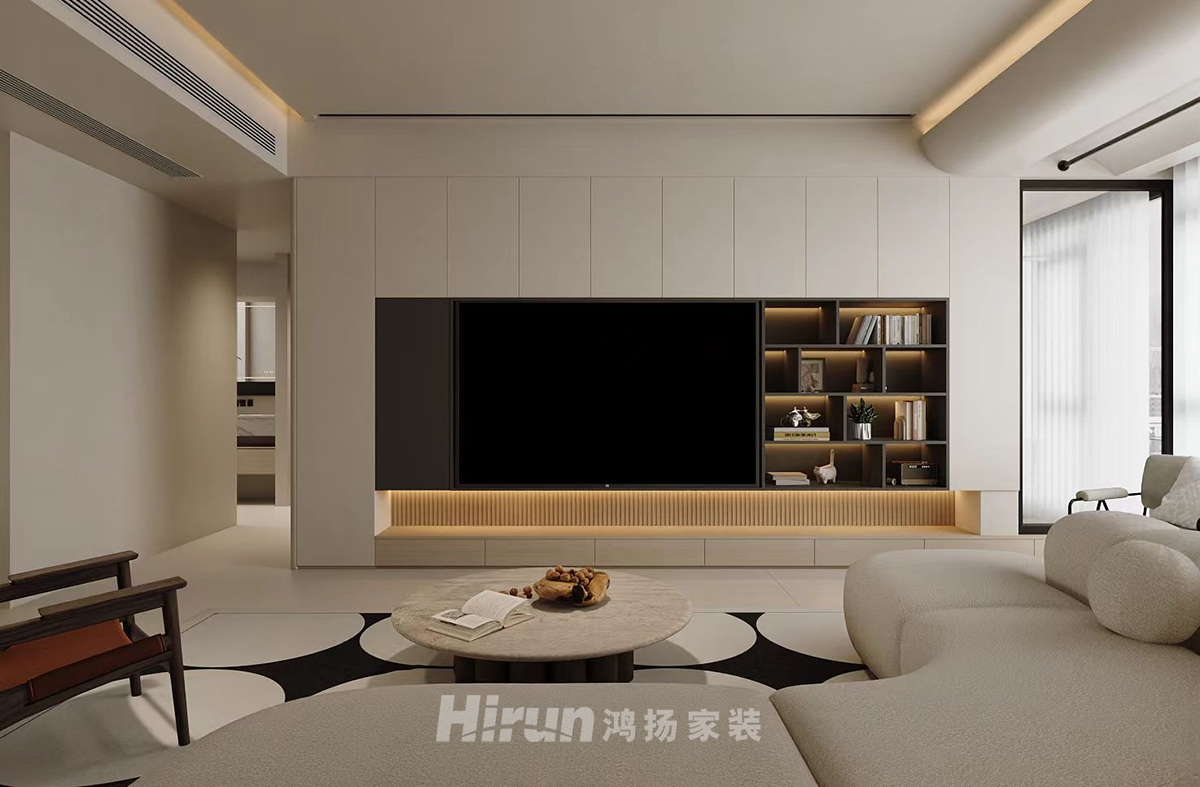 潤和湘江天地170㎡北歐之光大平層 裝修案例效果圖-3