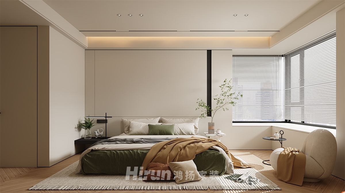 潤和湘江天地170㎡北歐之光大平層 裝修案例效果圖-2