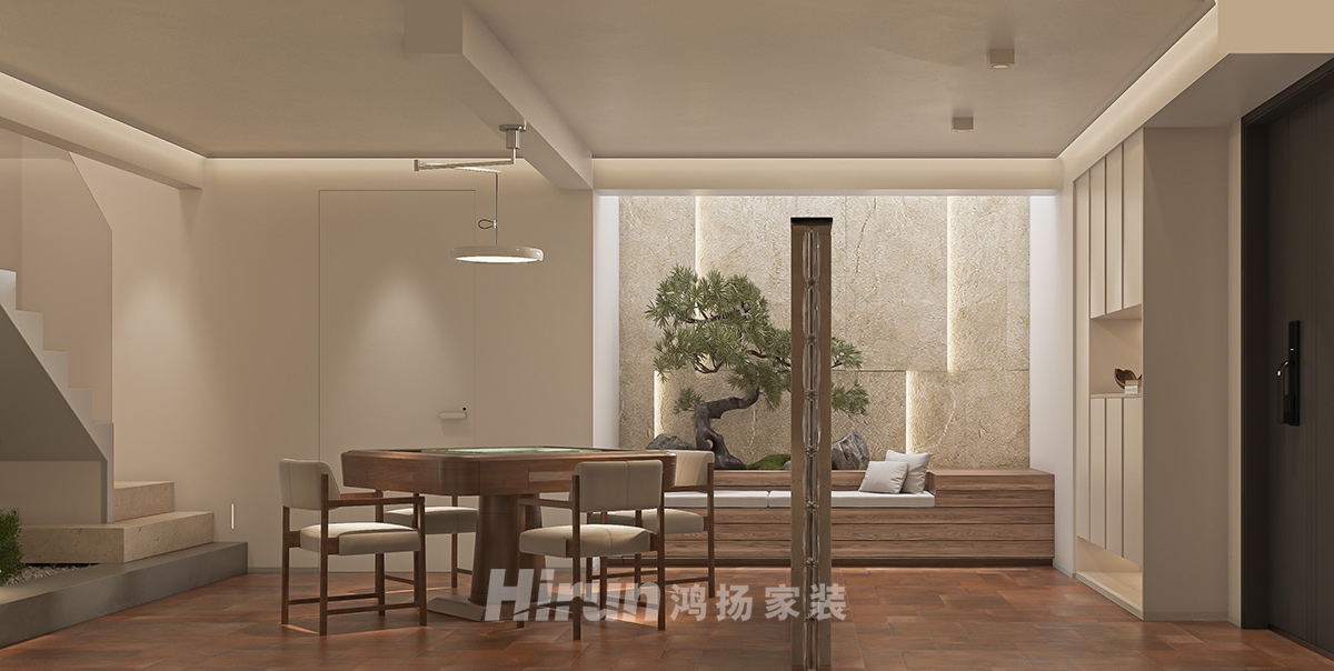 碧桂園薈雋棠300㎡北歐之光別墅 裝修案例效果圖-2