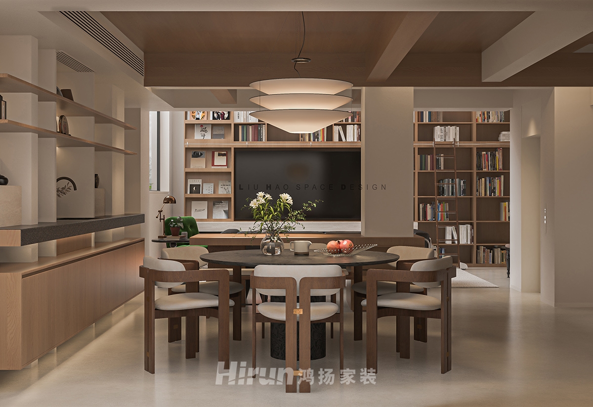 碧桂園薈雋棠300㎡北歐之光別墅 裝修案例效果圖-5