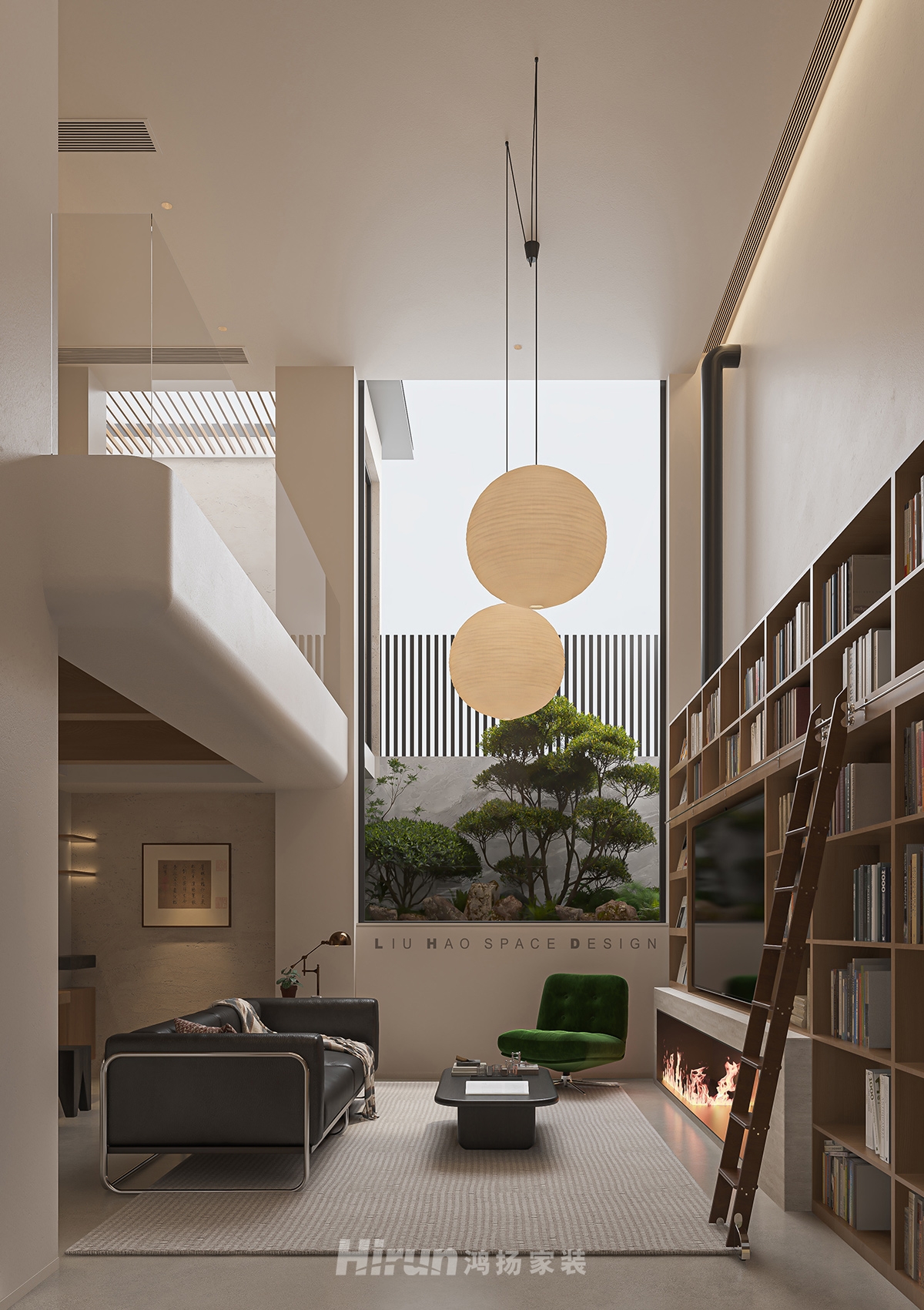 碧桂園薈雋棠300㎡北歐之光別墅 裝修案例效果圖-9