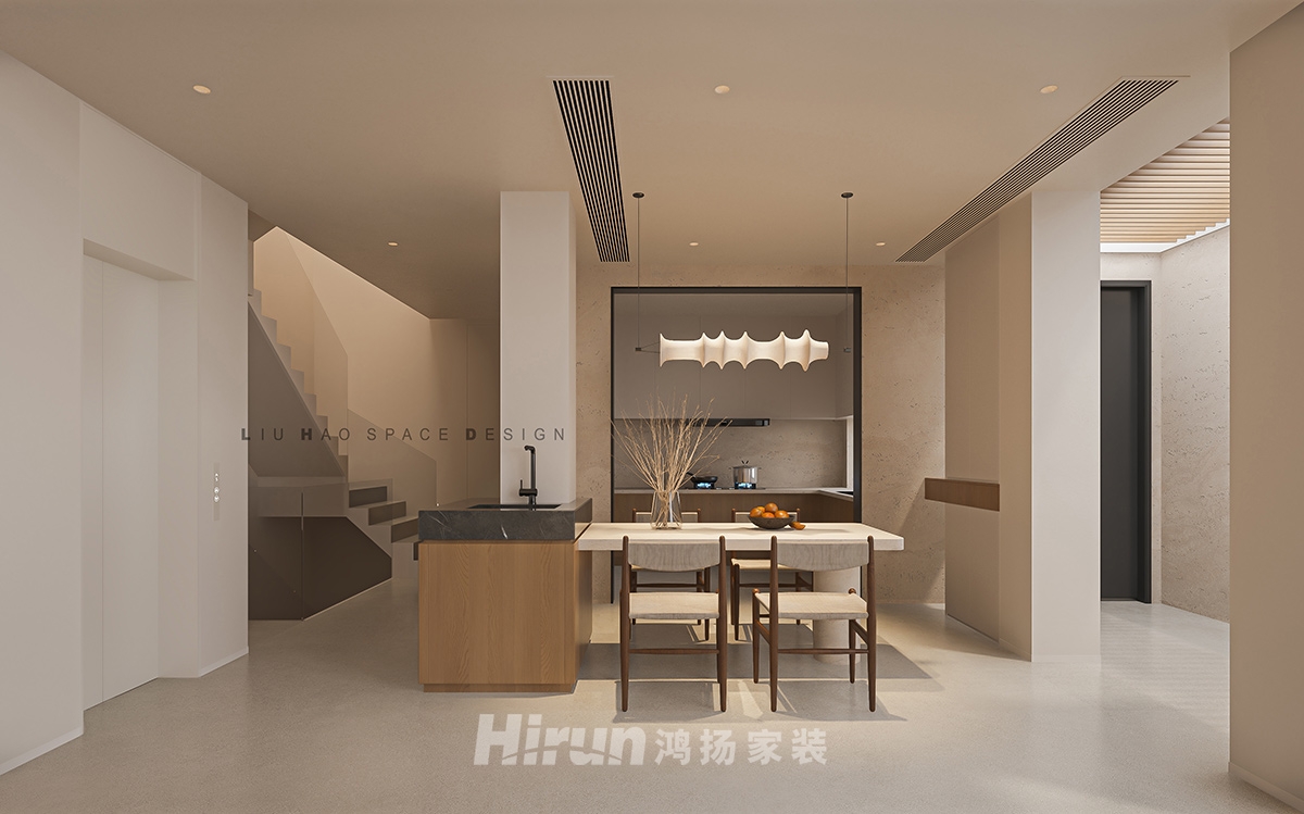 碧桂園薈雋棠300㎡北歐之光別墅 裝修案例效果圖-4