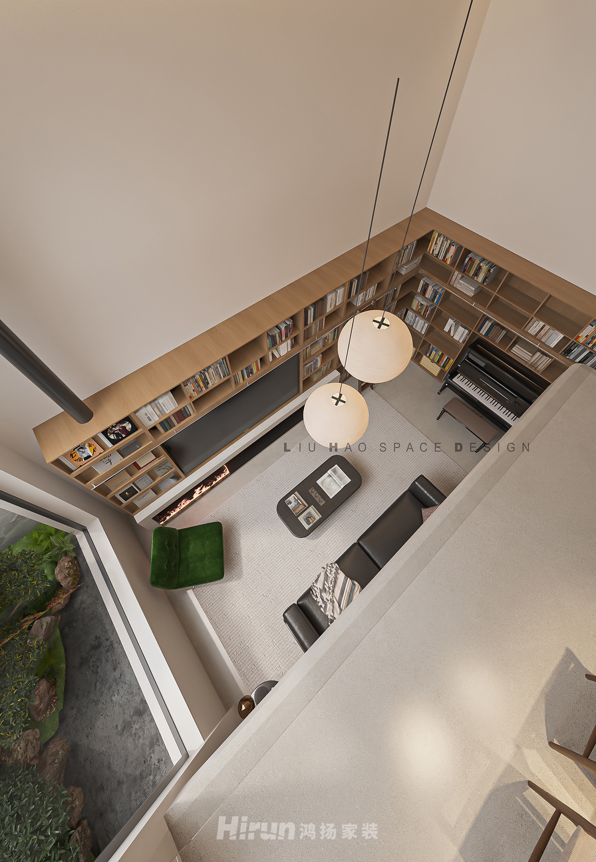 碧桂園薈雋棠300㎡北歐之光別墅 裝修案例效果圖-16