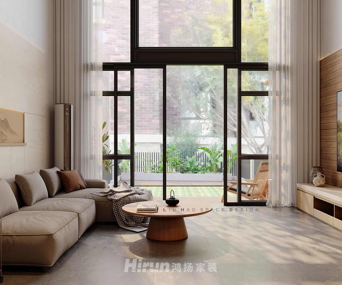 盈峰翠邸450㎡北歐之光別墅 裝修案例效果圖-10