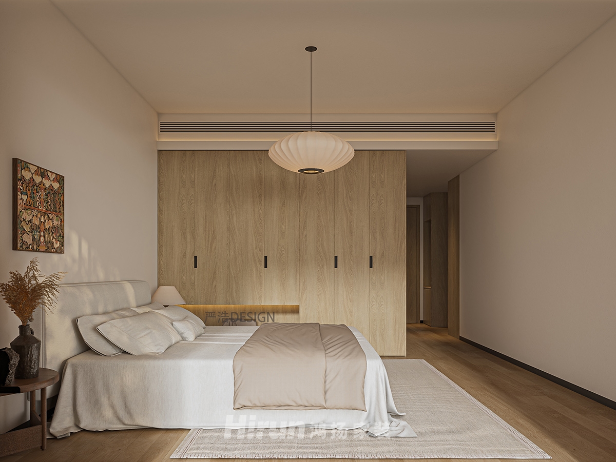 時代汀蘭190㎡意境東方四居室 裝修案例效果圖-5