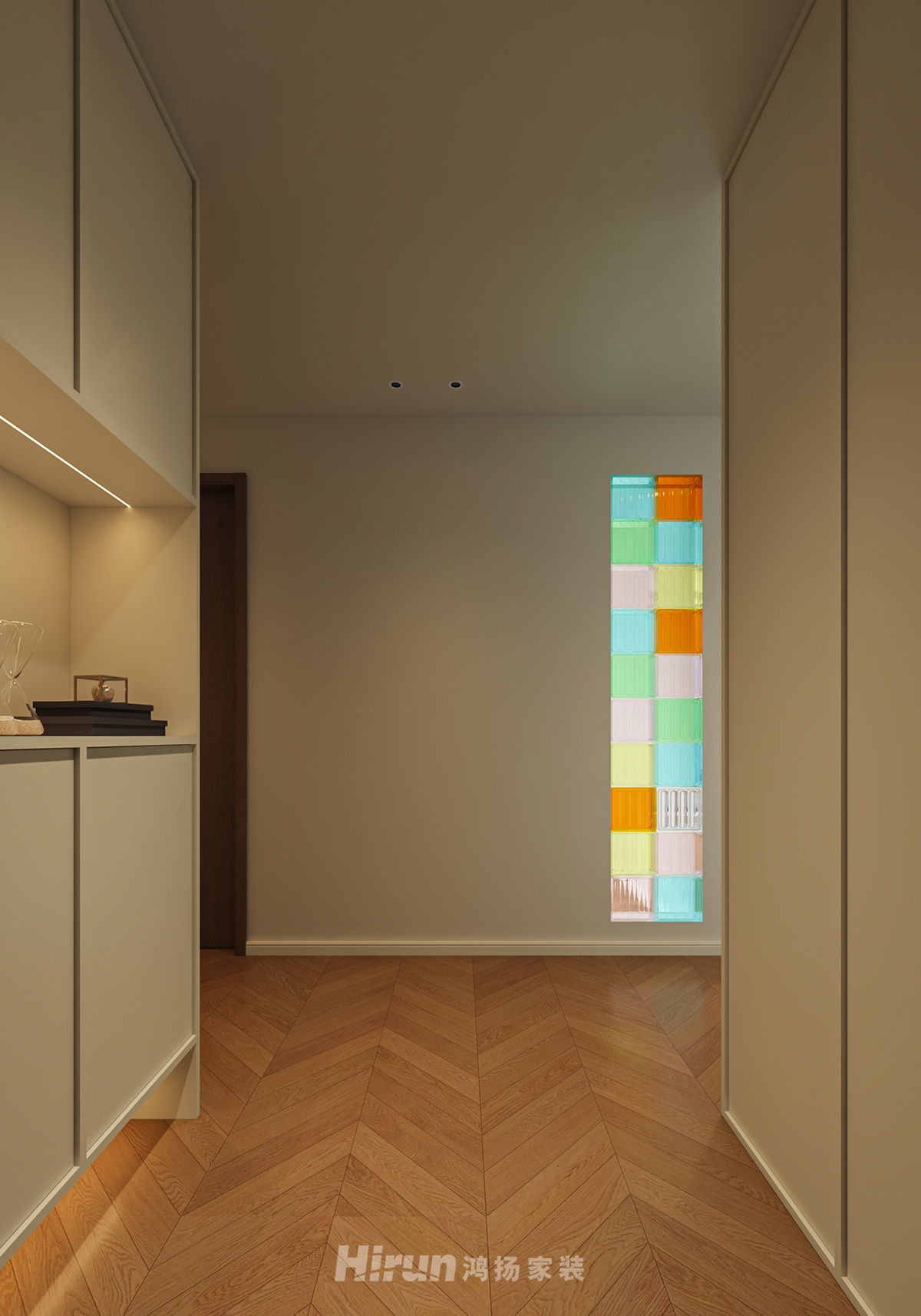 金富江山院150㎡復古風潮四居室 裝修案例效果圖-6