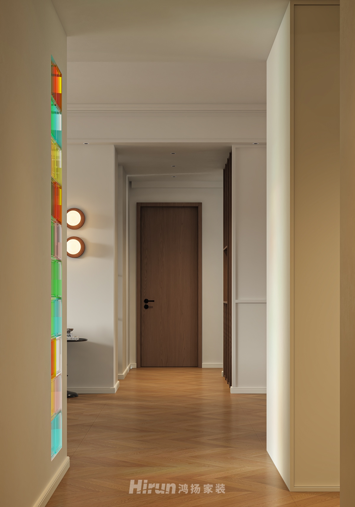 金富江山院150㎡復古風潮四居室 裝修案例效果圖-7