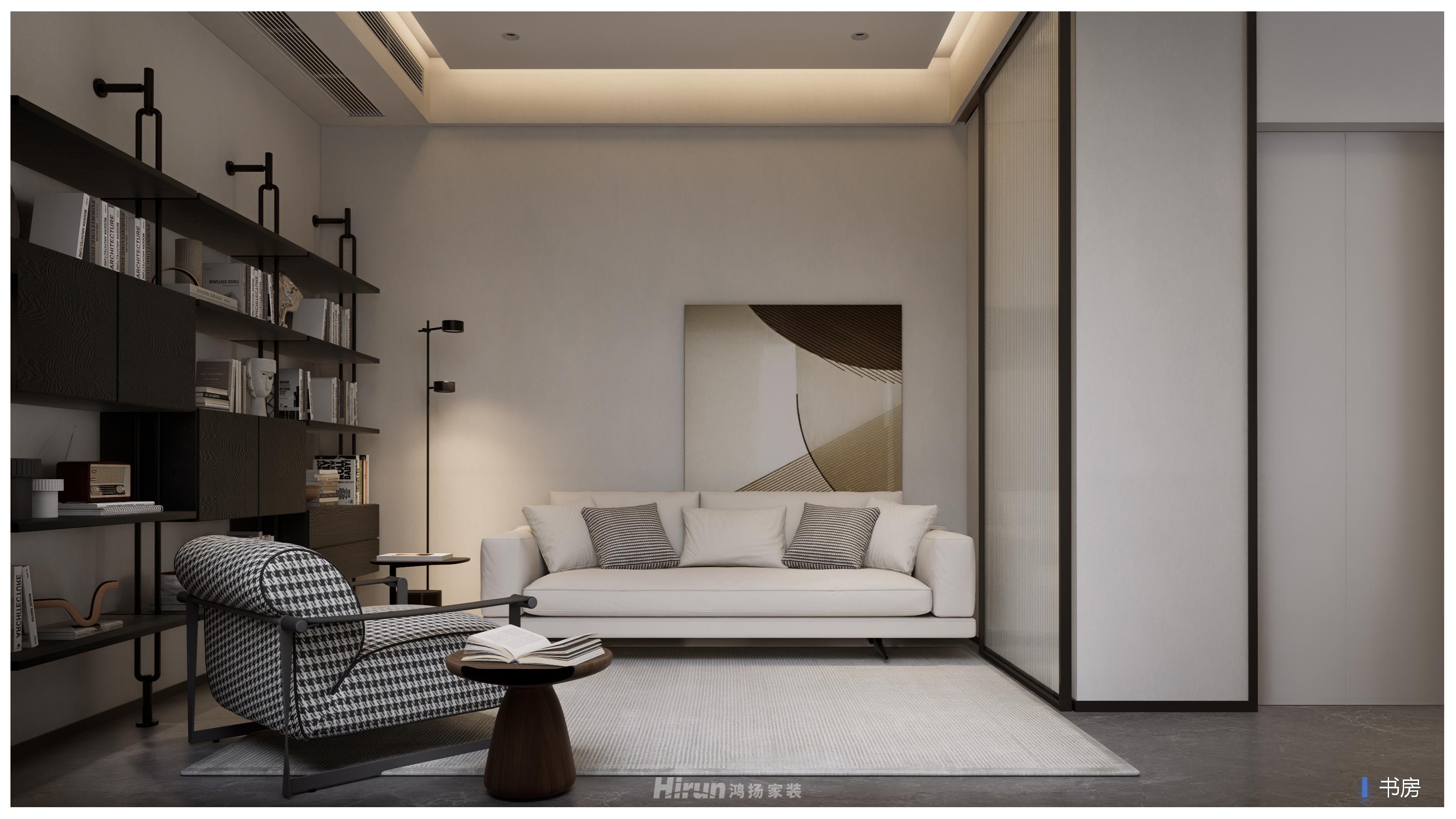 碧桂園薈雋棠400㎡雅致現代別墅 裝修案例效果圖-5