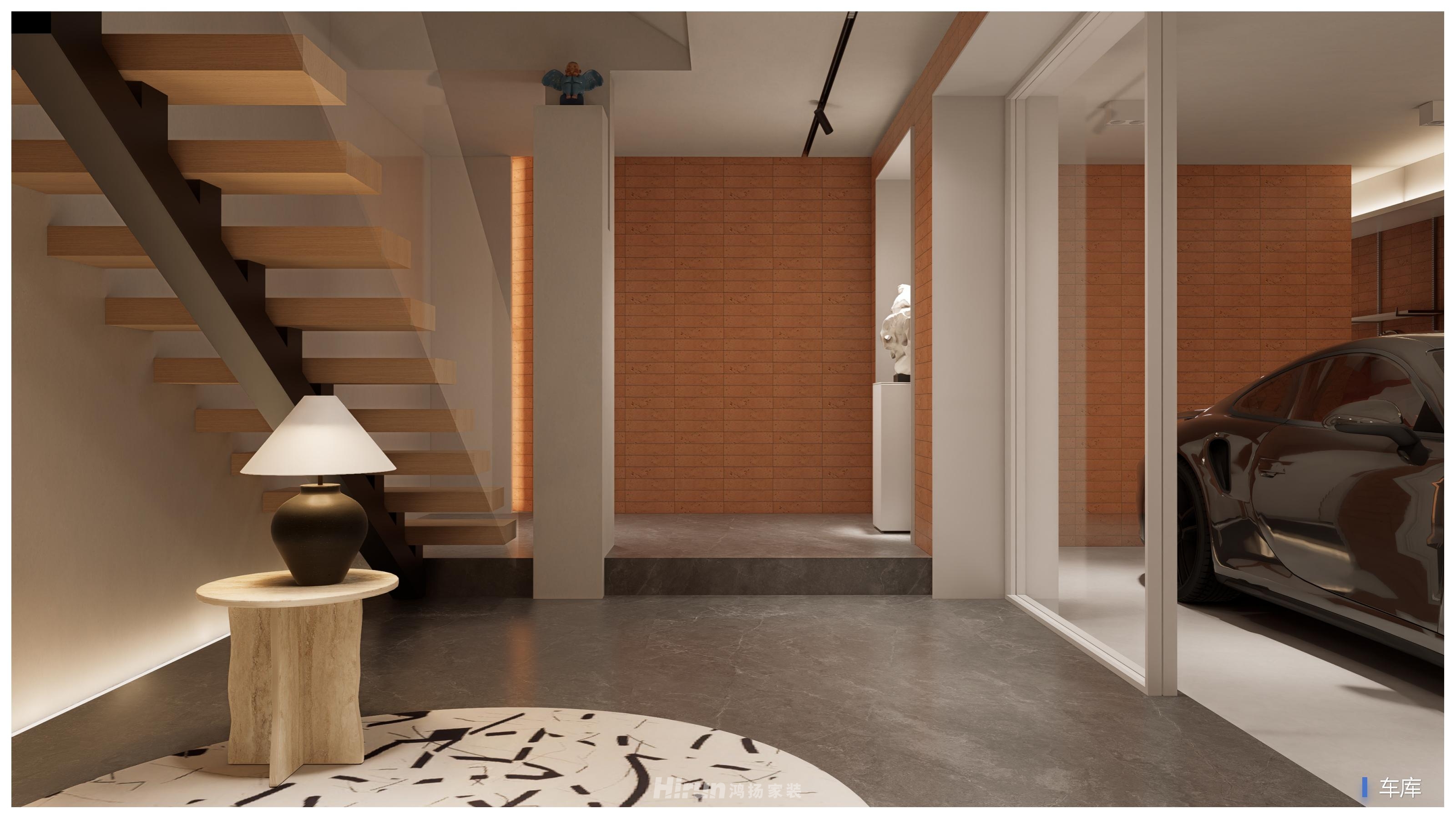 碧桂園薈雋棠400㎡雅致現代別墅 裝修案例效果圖-7