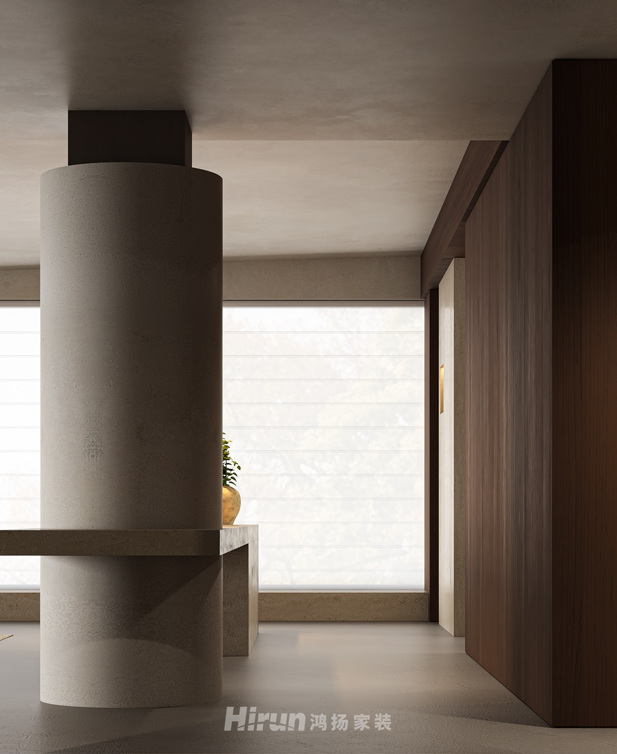 御湖印195㎡復(fù)古風(fēng)潮四居室 裝修案例效果圖-7