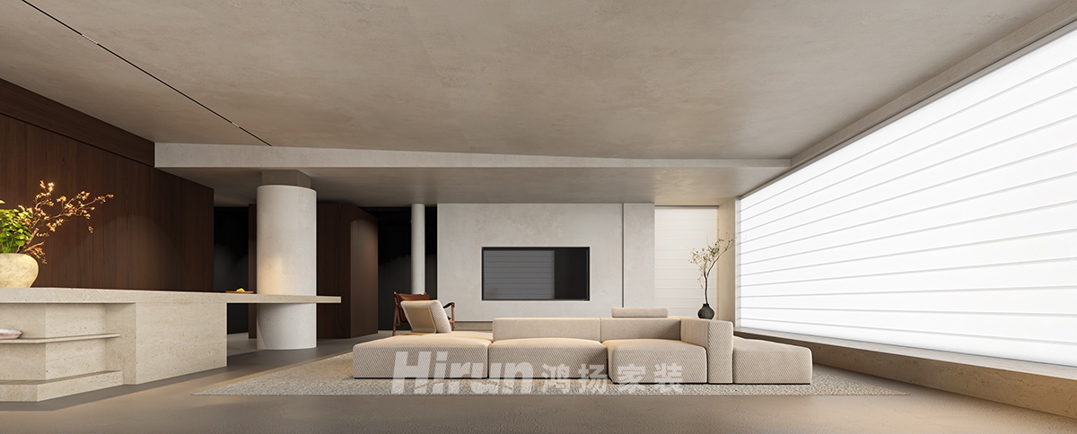 御湖印195㎡復(fù)古風(fēng)潮四居室 裝修案例效果圖-4