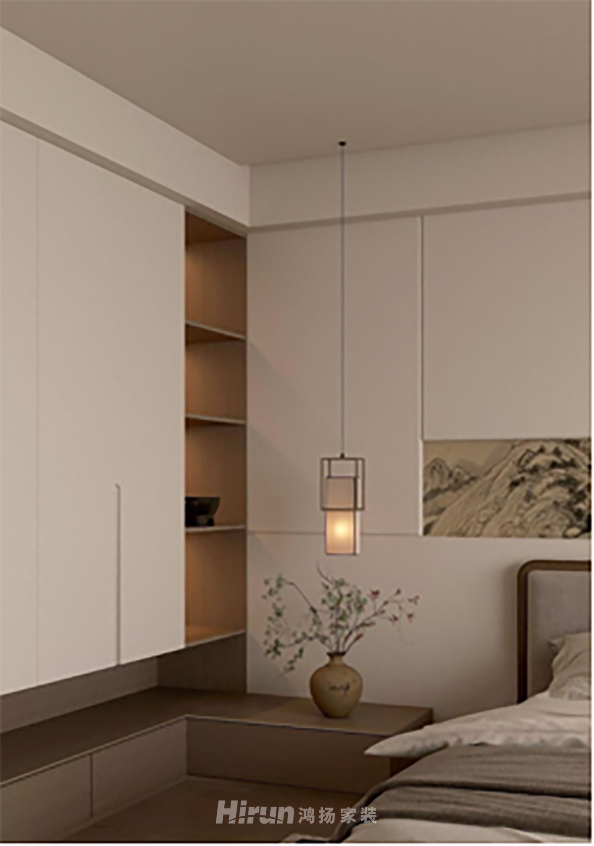 夢想鳳棲臺193㎡意境東方大平層 裝修案例效果圖-4