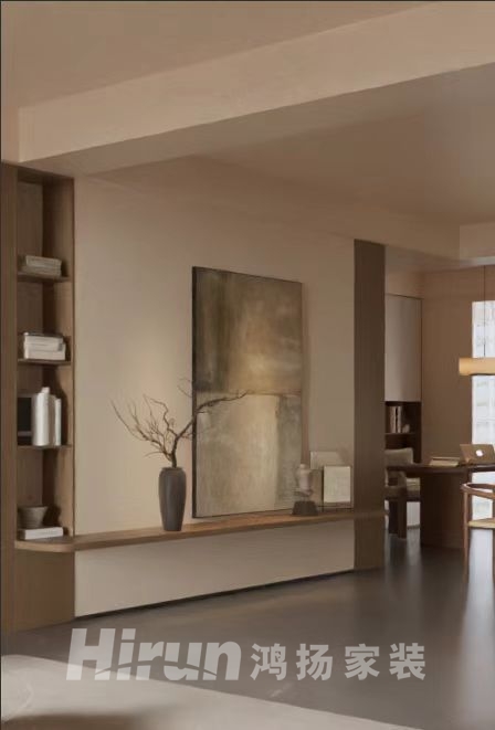 曠遠(yuǎn)洋湖18克拉320㎡江南印象疊墅 裝修案例效果圖-3