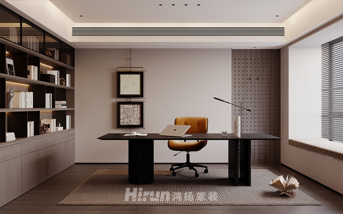 旭輝鉑悅湘江370㎡新裝飾主義大平層 裝修案例效果圖-8