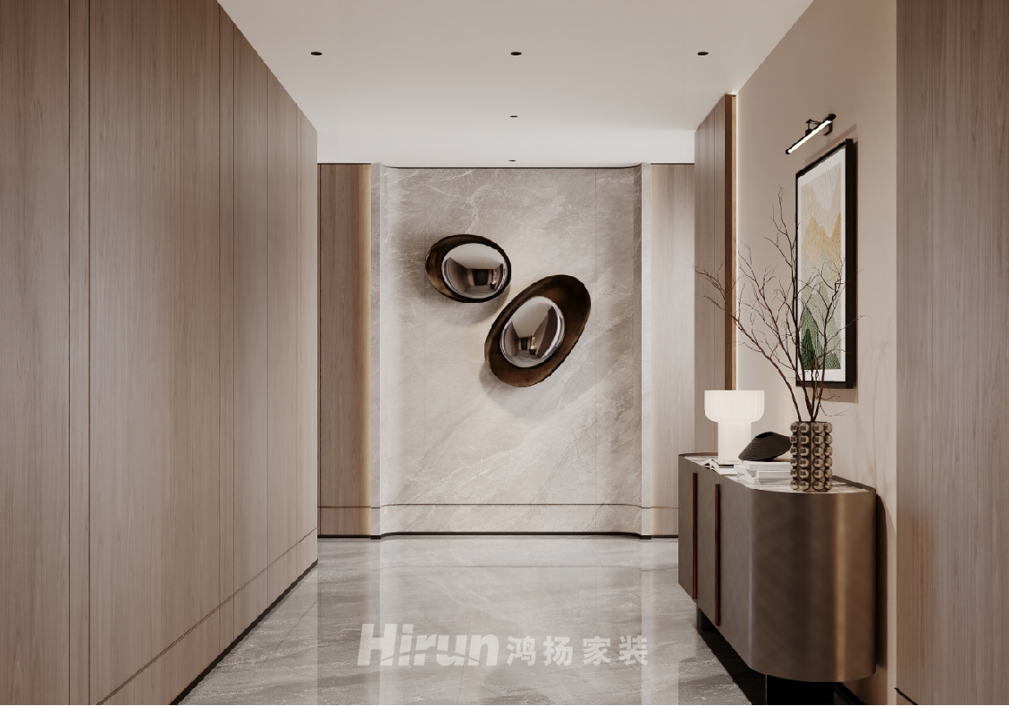 旭輝鉑悅湘江370㎡新裝飾主義大平層 裝修案例效果圖-3