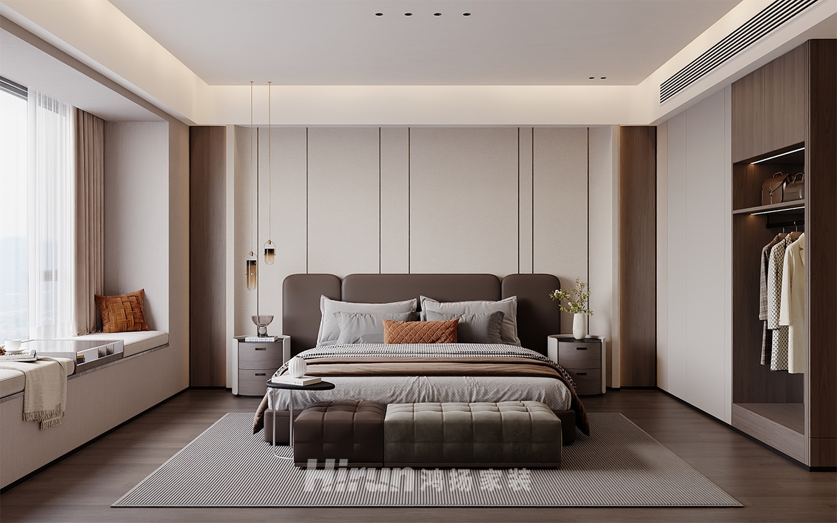 旭輝鉑悅湘江370㎡新裝飾主義大平層 裝修案例效果圖-11