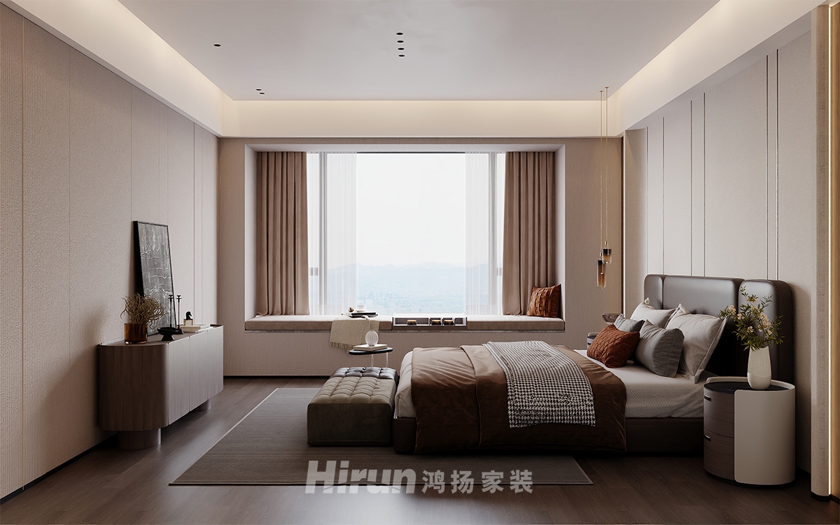 旭輝鉑悅湘江370㎡新裝飾主義大平層 裝修案例效果圖-7