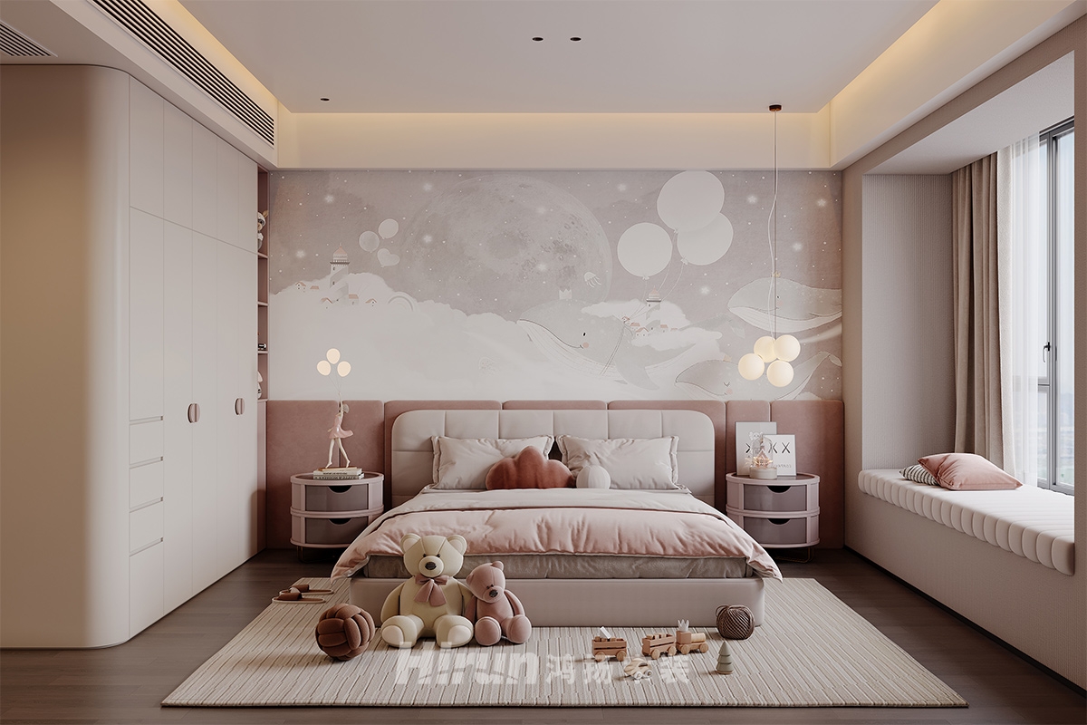 旭輝鉑悅湘江370㎡新裝飾主義大平層 裝修案例效果圖-1