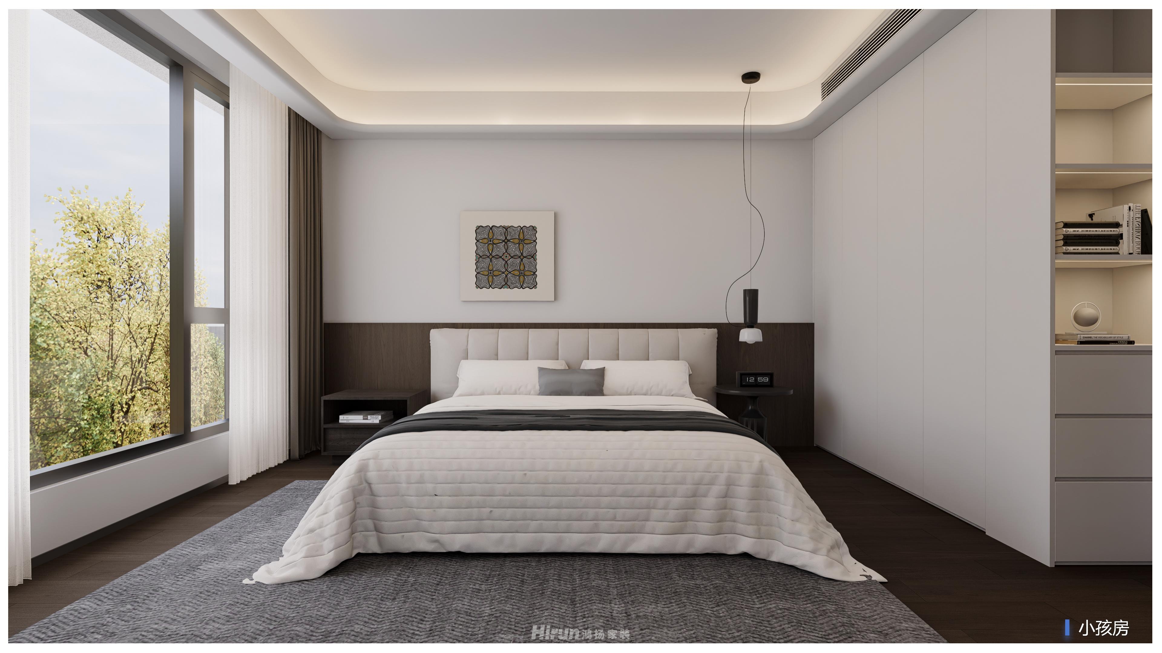 東方大院460㎡雅致現代別墅 裝修案例效果圖-6