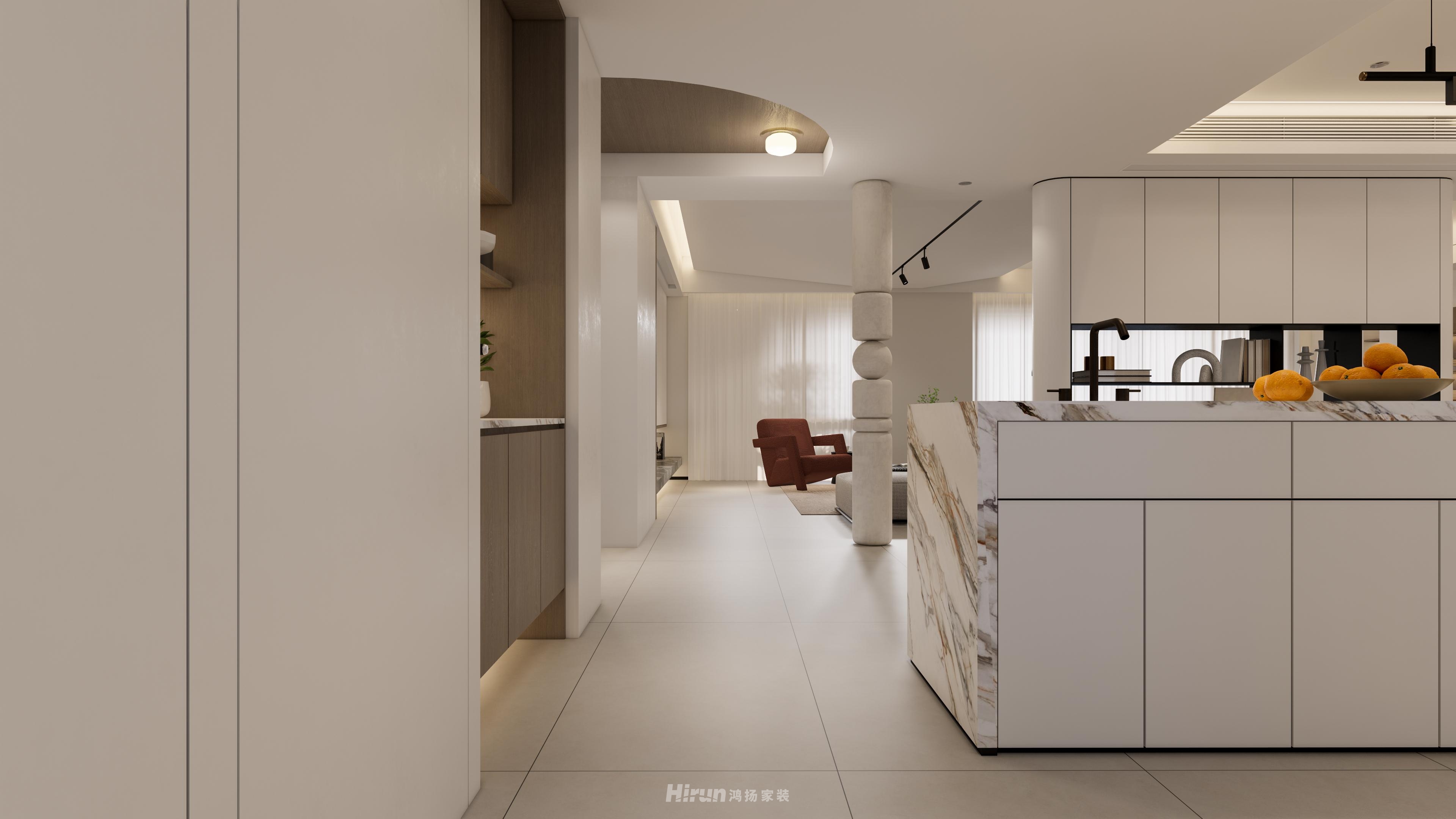 江山壹號280㎡北歐之光大平層 裝修案例效果圖-3