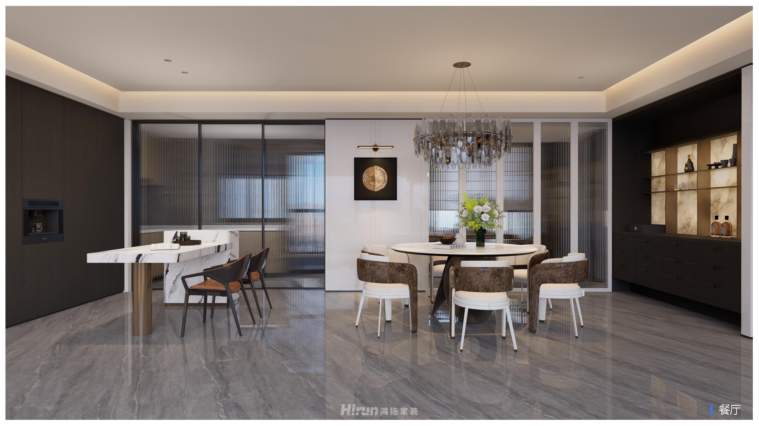 旭輝鉑悅湘江275㎡新裝飾主義大平層 裝修案例效果圖-16