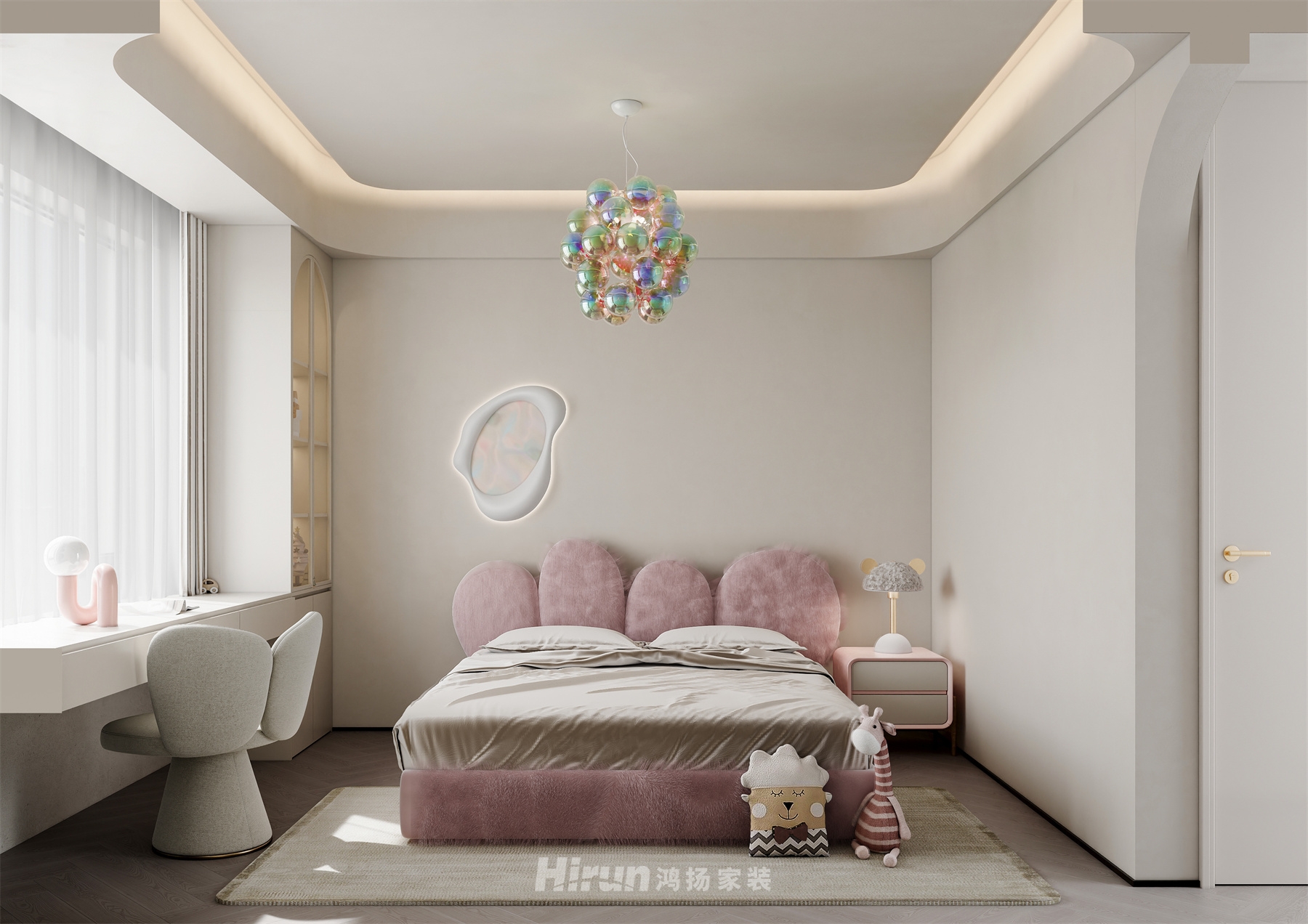 中海閱湘臺253㎡藝術室界大平層 裝修案例效果圖-5