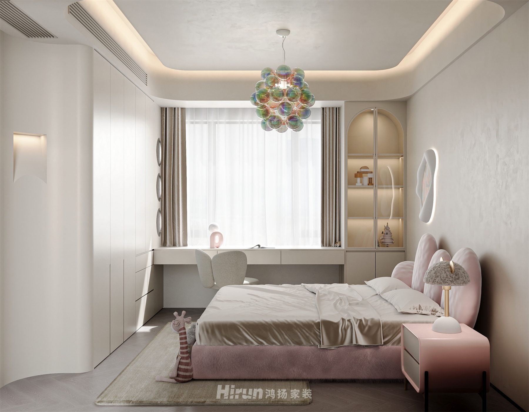 中海閱湘臺253㎡藝術室界大平層 裝修案例效果圖-9