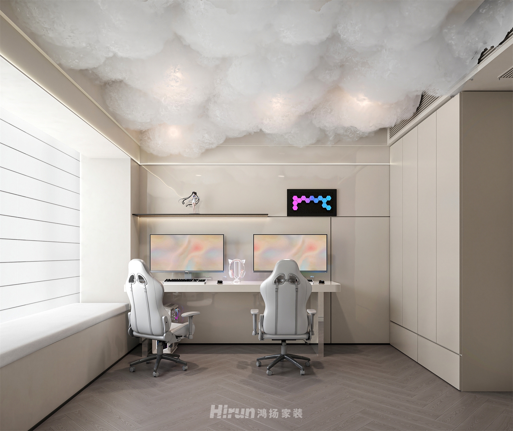 中海閱湘臺253㎡藝術室界大平層 裝修案例效果圖-8