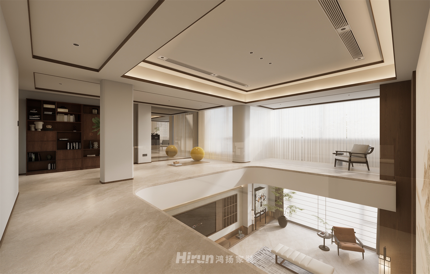 普羅旺斯360㎡意境東方復式 裝修案例效果圖-11