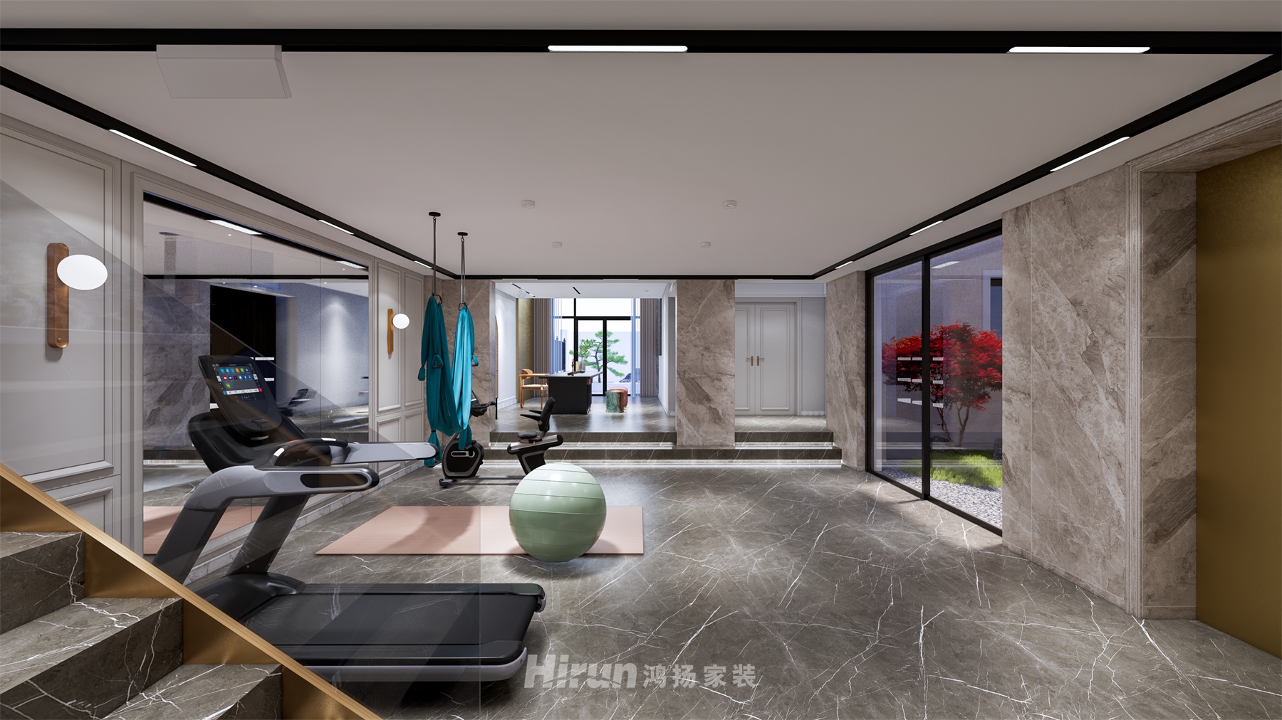 青竹湖畔680㎡輕歐簡美別墅 裝修案例效果圖-9