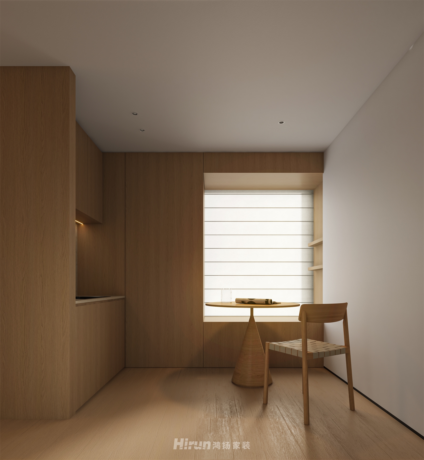 《貳柒0壹》104㎡北歐之光三居室 裝修案例效果圖-6