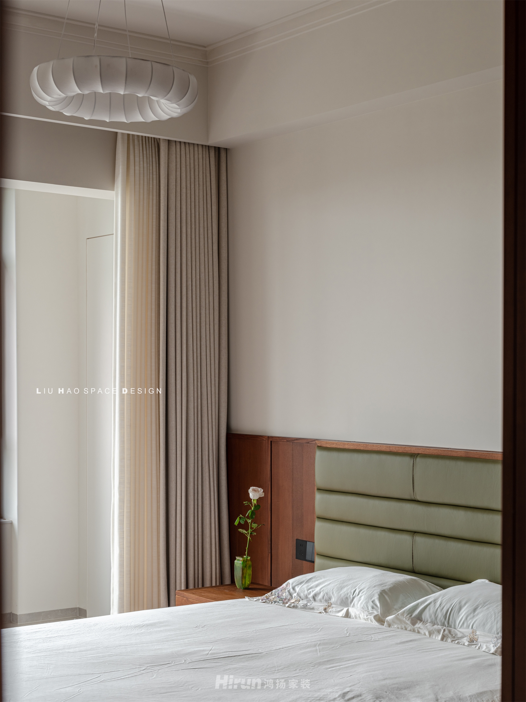 湘江玥180㎡江南印象三居室 裝修案例實景圖-2