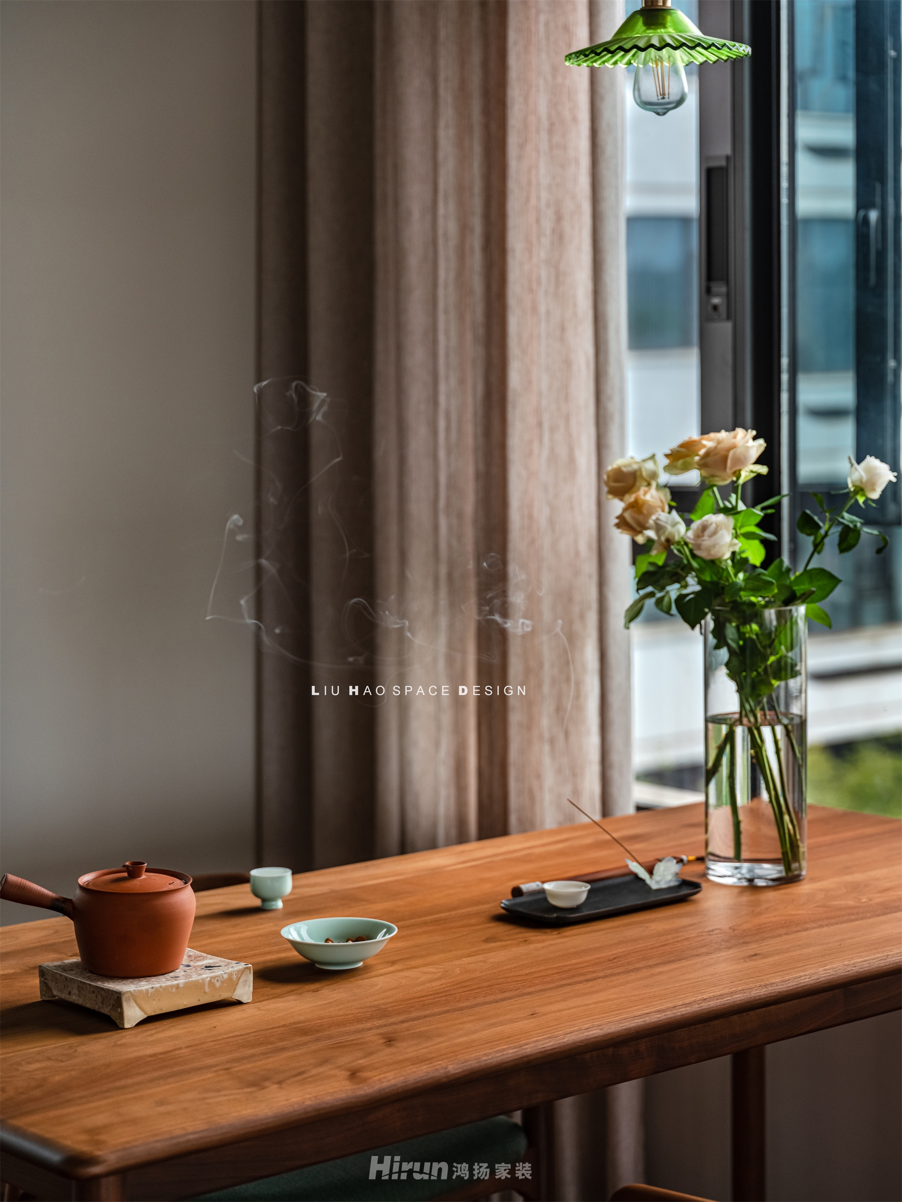 湘江玥180㎡江南印象三居室 裝修案例實景圖-7