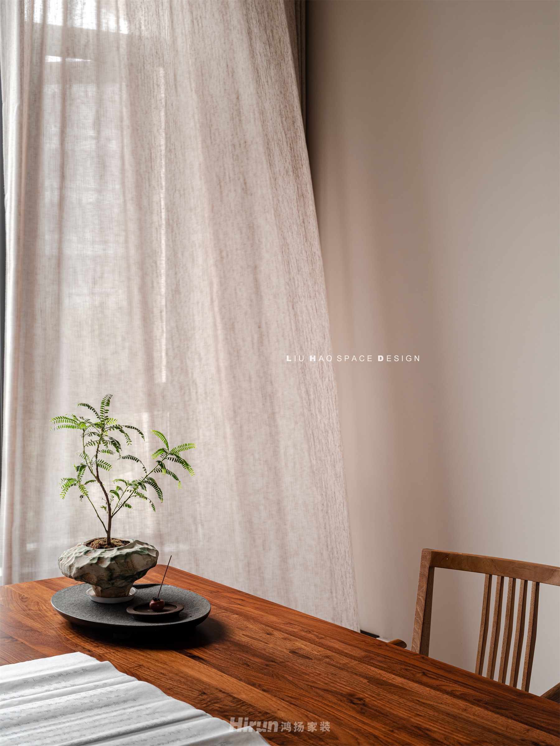 湘江玥180㎡江南印象三居室 裝修案例實景圖-13