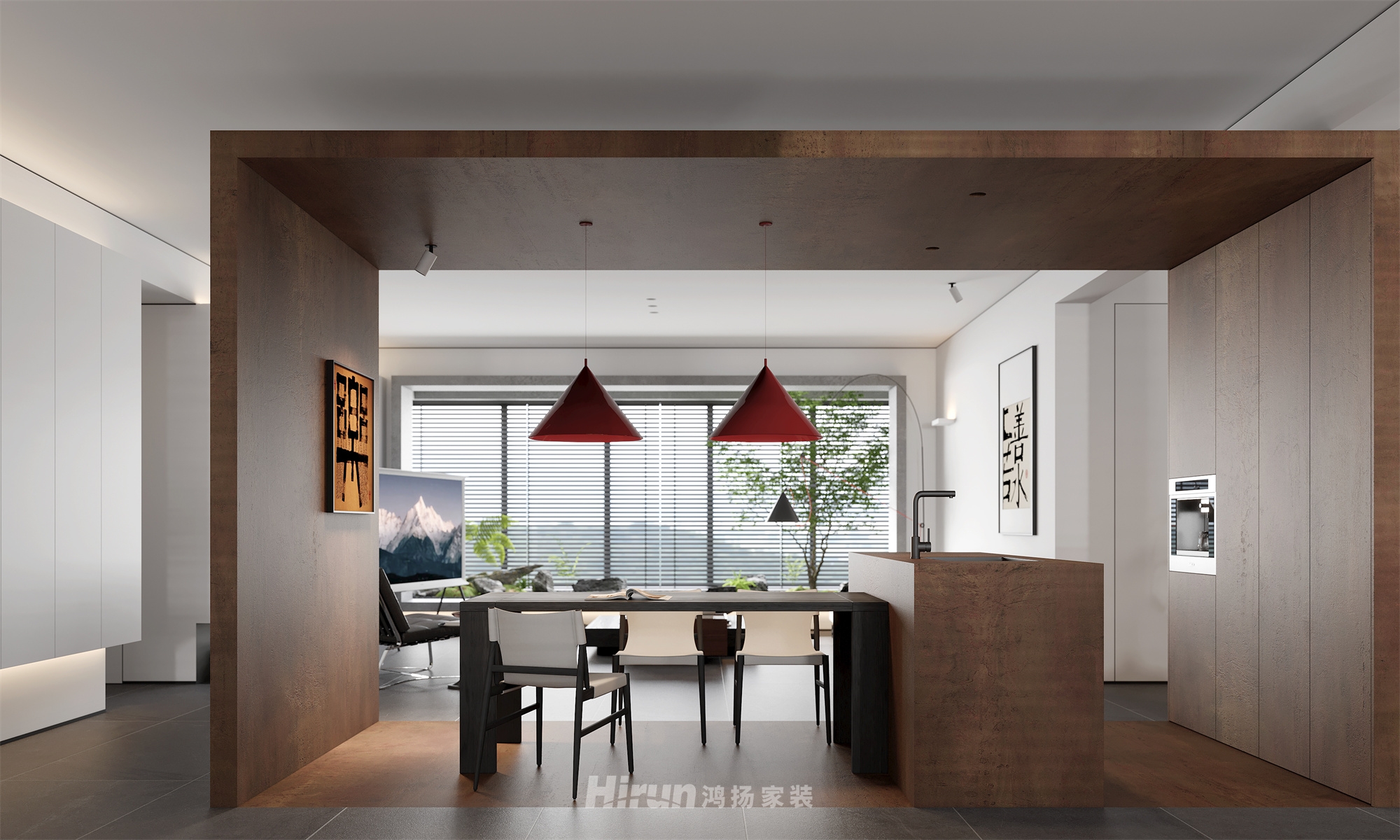 《如室》247㎡意境東方大平層 裝修案例效果圖-5