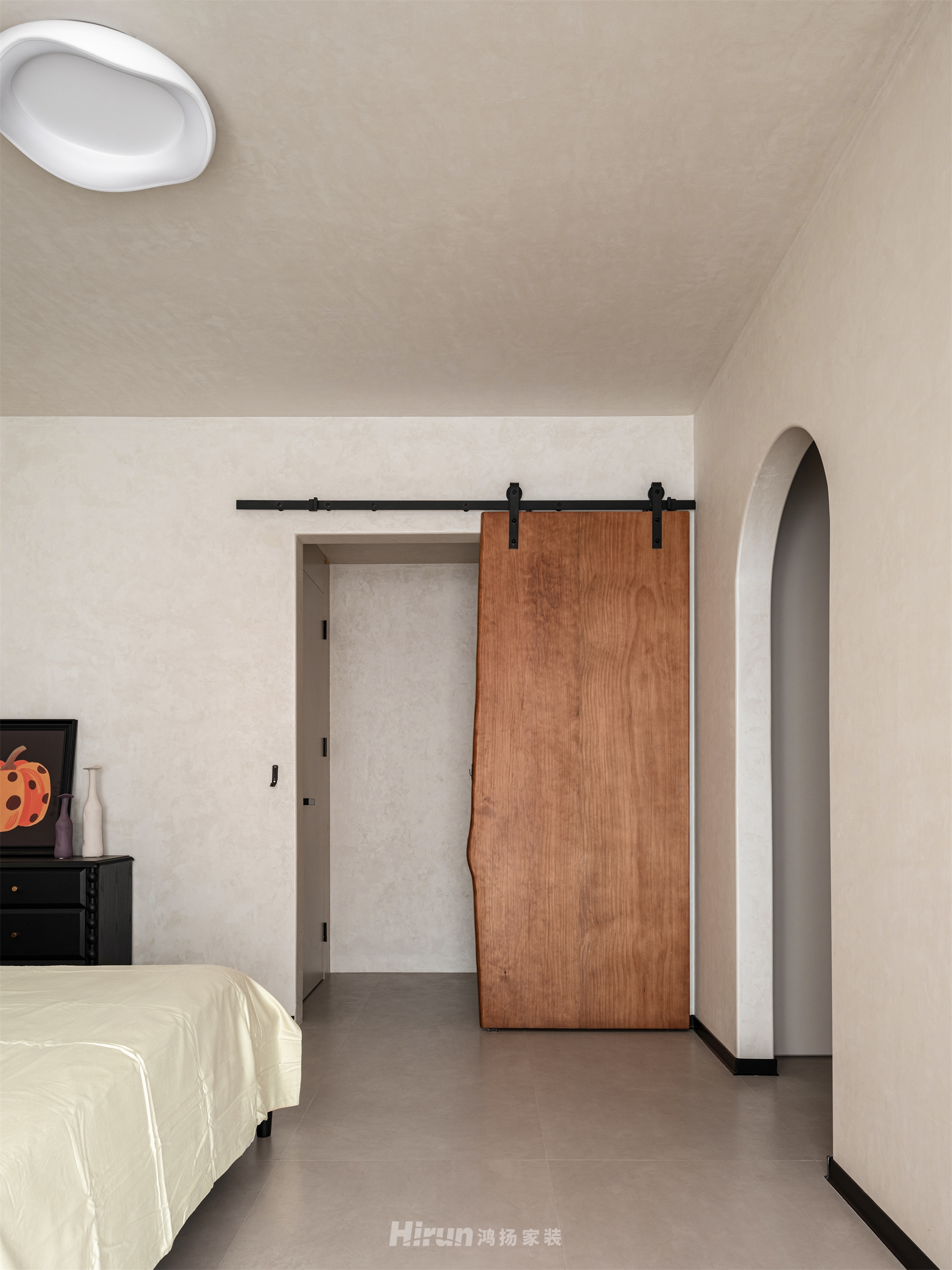 翰林府135㎡極簡侘寂三居室 裝修案例實景圖-9