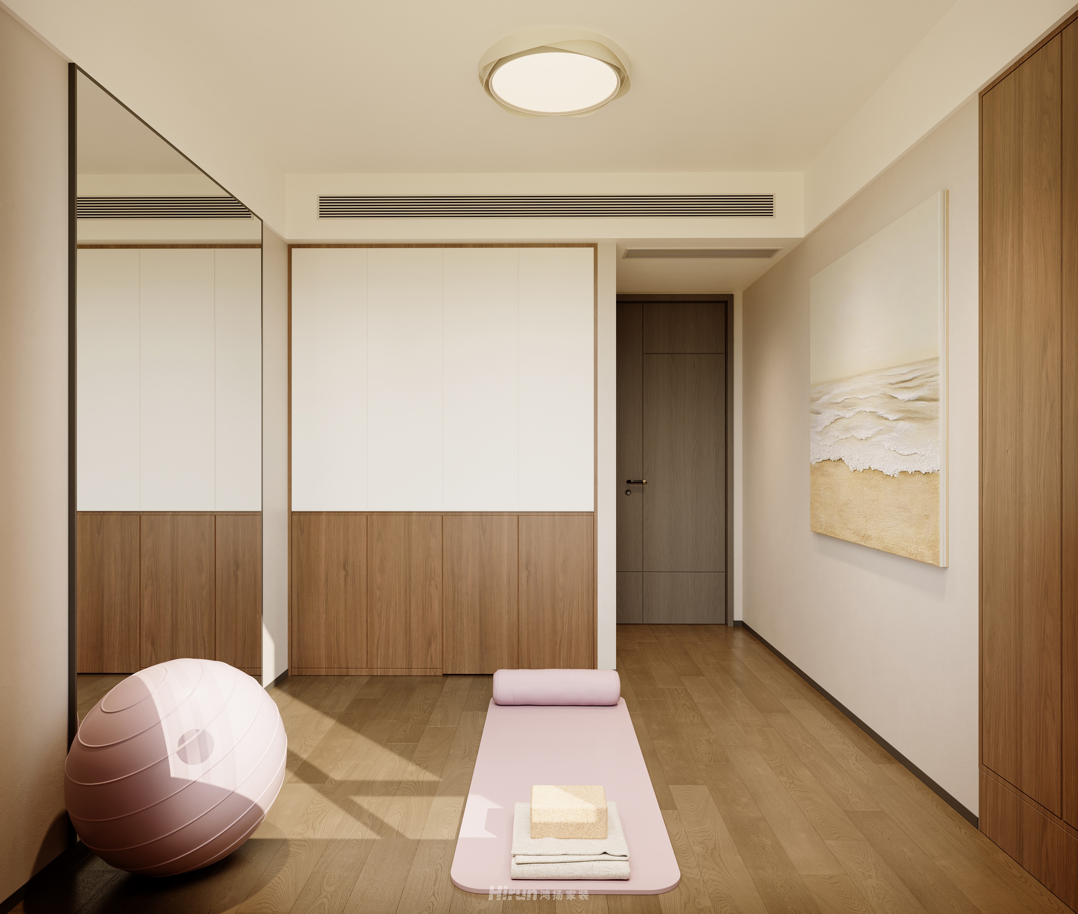 璞悅灣160㎡復古風潮四居室 裝修案例效果圖-16