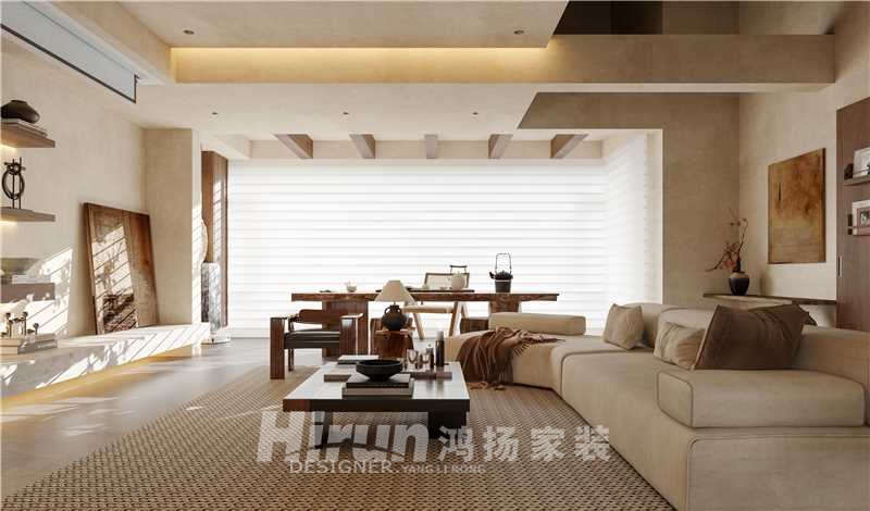 三一云湖上疊280㎡工業(yè)再造疊墅 裝修案例效果圖-1