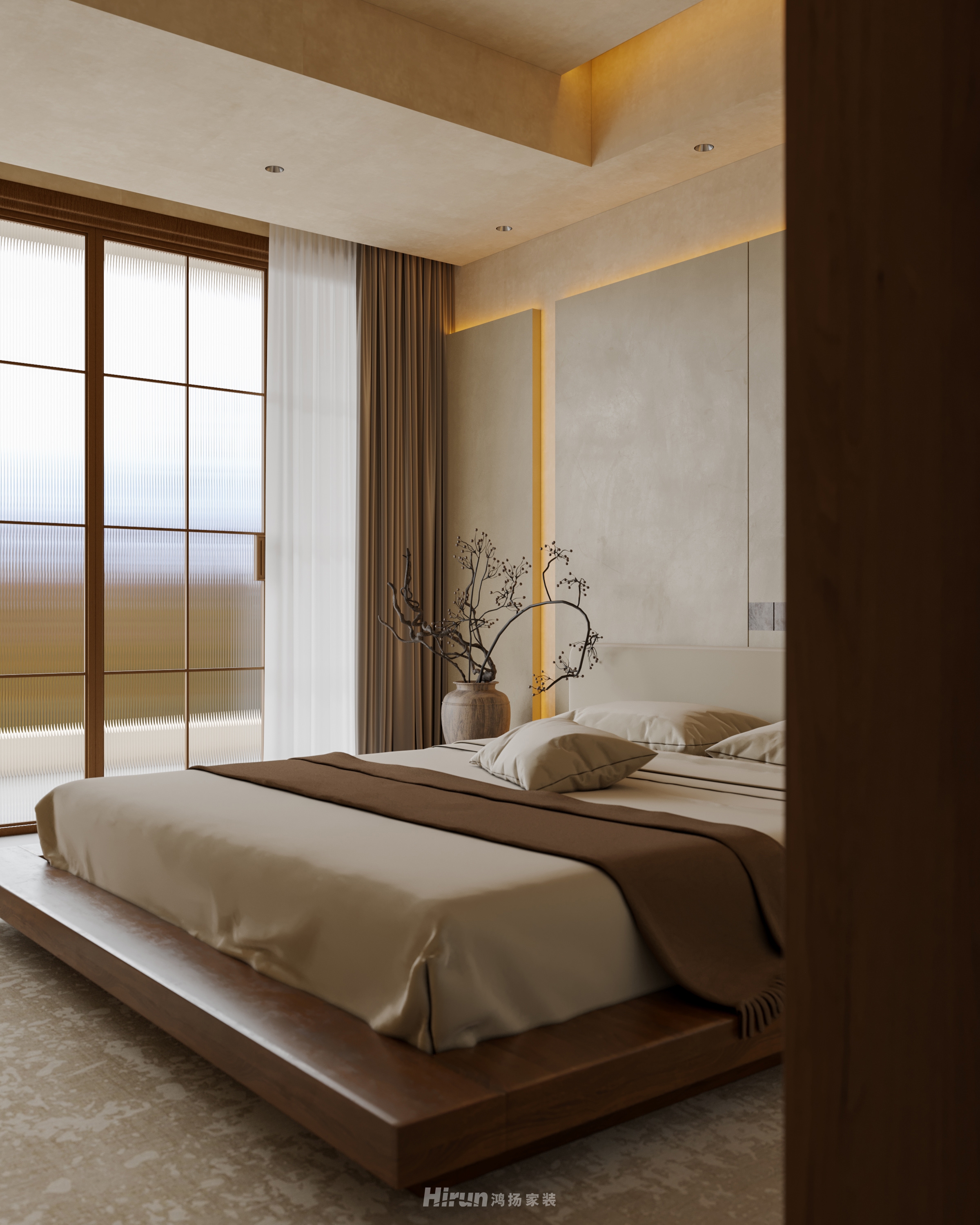 三一云湖上疊280㎡工業(yè)再造疊墅 裝修案例效果圖-5